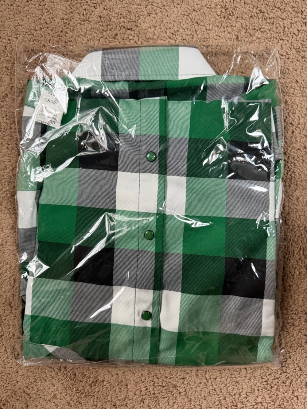 DIXXON Paddy Green and Black Plaid Button-Down Shirt - Picture 2 of 2